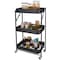Organize It All Iron, 17.72 in L, 11.81 in W, 17.72 in H NH-14243-BLK - alternate 3